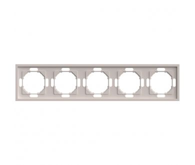 Рамка 5-местная Stekker Эмили PFR00-5005-08 кашемир soft touch 49914