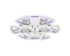 Потолочная светодиодная люстра Ambrella Light Acrylica Original FA2922