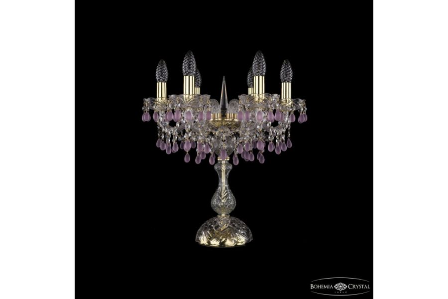 Настольная лампа Bohemia Ivele Crystal 1410L/6/141-47 G V7010