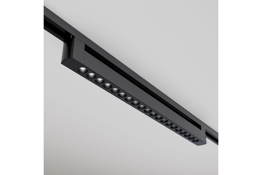 Трековый однофазный светильник Maytoni Points Rot TR010-1-20W3K-M-B