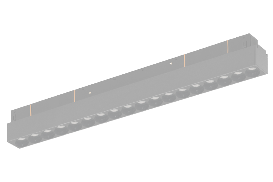 Трековый магнитный светильник iLedex Vision SMART 4822-002-L350-18W-38DG-BK