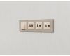 Комплект механизма розетки компьютерной + TV оконечной RJ-45 с автоматической защитной шторкой Alfa Бежевый матовый Quant Ambrella Volt MA332510 (AP3325, VM195)