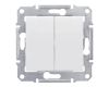 Переключатель двухклавишный Schneider Electric Sedna 10A 250V SDN0600121