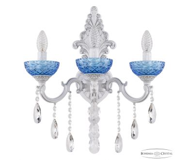 Купить Бра Bohemia Ivele Crystal AL7801B15/3/175 B WMN P Aquamarine/M-1F Бра Bohemia Ivele Crystal AL7801B15/3/175 B WMN P Aquamarine/M-1F