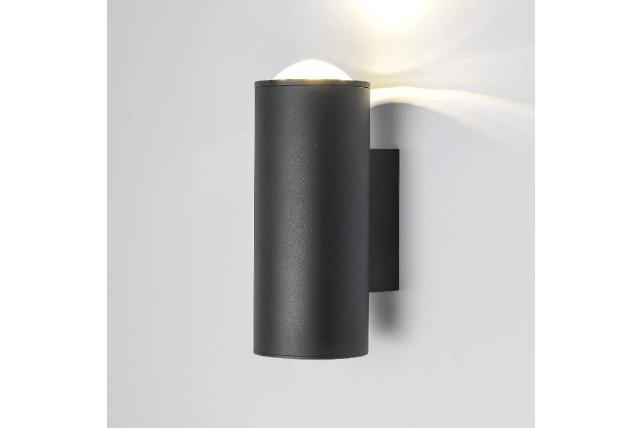 Уличный настенный светильни Elektrostandard Column 35138/U черный 4690389194566 a063022