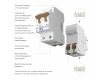 Автоматический выключатель 2P 25 A C 4,5 кА Werkel W902P254 4690389192708 a062496