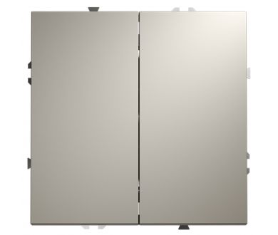 Выключатель с самовозвратом двухклавишный Voltum S70 VLS020603 (кашемир)