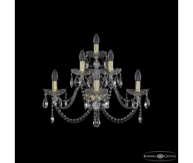Купить Бра Bohemia Ivele Crystal 1402B/3+2+1/240/XL G Бра Bohemia Ivele Crystal 1402B/3+2+1/240/XL G