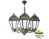 Уличный подвесной светильник Fumagalli SICHEM/SABA 3L K22.120.S30.BYE27