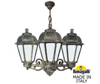 Уличный подвесной светильник Fumagalli SICHEM/SABA 3L K22.120.S30.BYE27