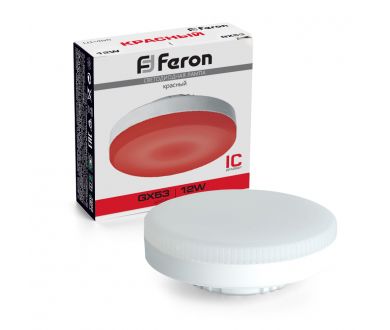 Лампа светодиодная Feron LB-455 GX53 12W красный 51018