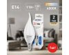 Лампа светодиодная Эра E14 11W 4000K LED BXS-11W-840-E14 Б0032993