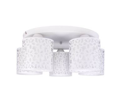 Потолочная люстра Arte Lamp Traforato A8349PL-5WH