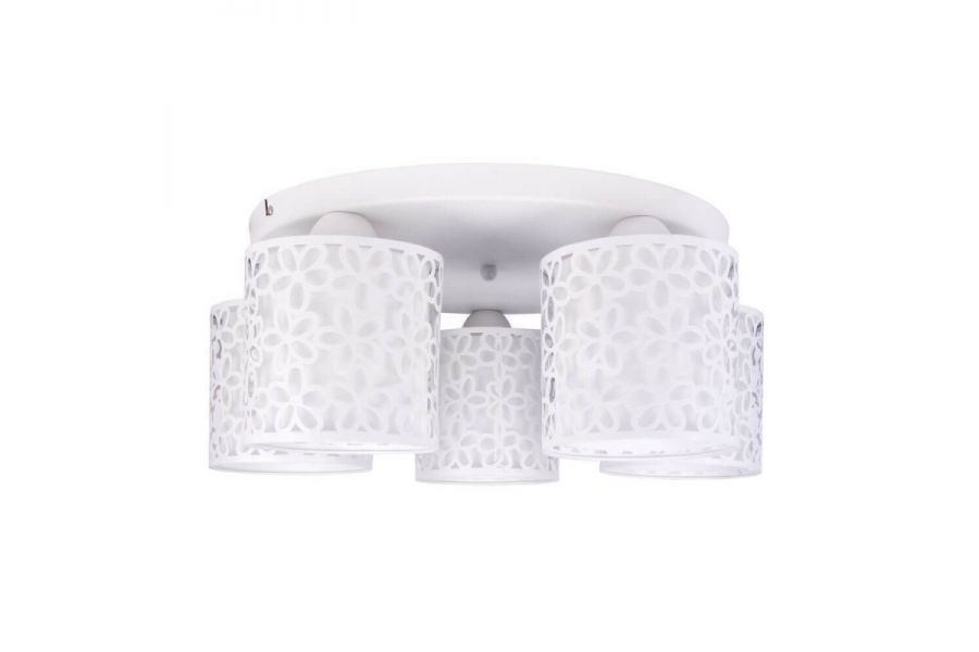 Потолочная люстра Arte Lamp Traforato A8349PL-5WH