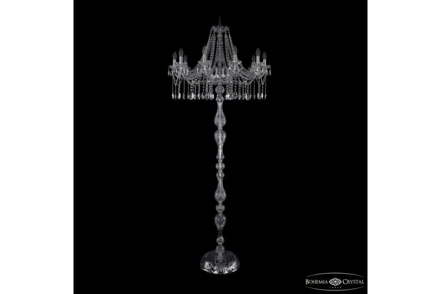 Торшер Bohemia Ivele Crystal 1413T1/10/300-210 Ni