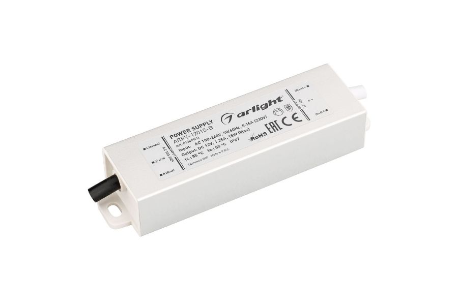 Блок питания Arlight ARPV-12015-B (12V, 1.3A, 15W) 022899(1)