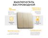 Выключатель беспроводной трехклавишный Feron TM83 41727