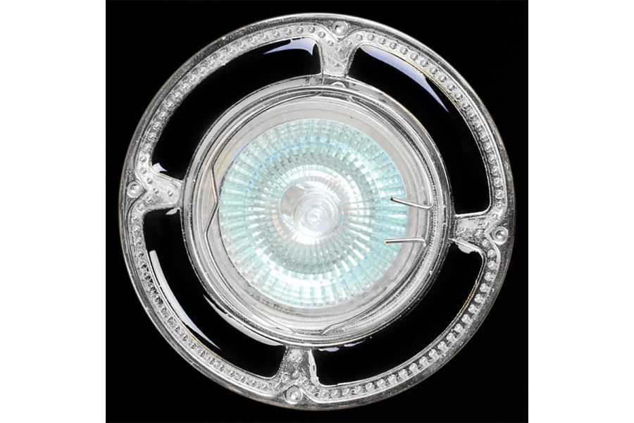 Встраиваемый светильник Reluce 01019-9.0-001AK MR16 BK+CR
