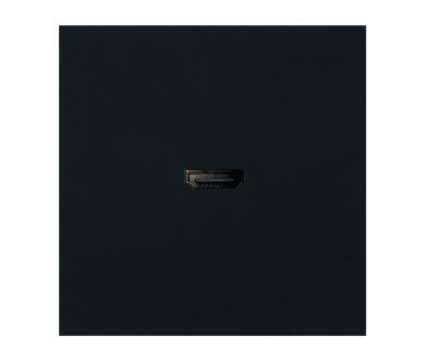 Розетка HDMI 2.0 Type A Stekker Мия RST00-3118-05 черный бархат 50828