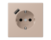 Розетка 2K+З USB Typ A Jung LC1520-18A240