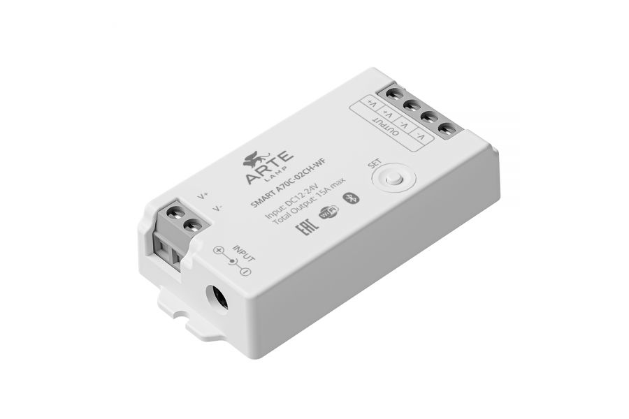 Контроллер двухканальный Arte Lamp Smart A70C-02CH-WF