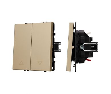 Механизм выключателя управления шторами Arlight SWT-NOBE-MKR2-SFPL-GD (230V, 10A) 054274