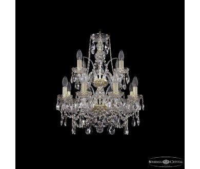 Подвесная люстра Bohemia Ivele Crystal 1411/8+4/160/2d G