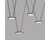 Трековый однофазный светильник Denkirs Belty Flow DK5567-BK
