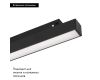 Трековый магнитный светильник Arlight MAG-FLEX-FLAT-L690-24W Warm3000 (BK, 80 deg, 48V) 047208
