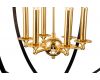 Подвесная люстра iLamp Element 9977-800 GoldBlack
