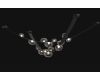 Подвесной светодиодный светильник Crystal Lux Bosque SP7 L3000 Black/Transparent