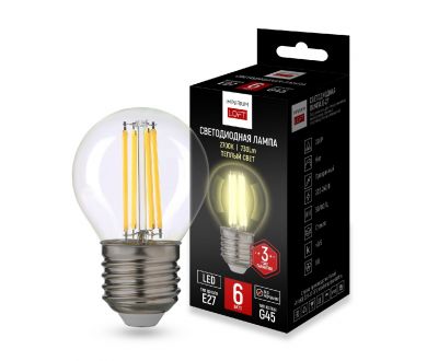 Светодиодная лампа ImperiumLoft E27 6W 2700K 243946-26