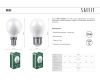 Лампа светодиодная Saffit SBG4511 шар E14 11W 6400K 55140