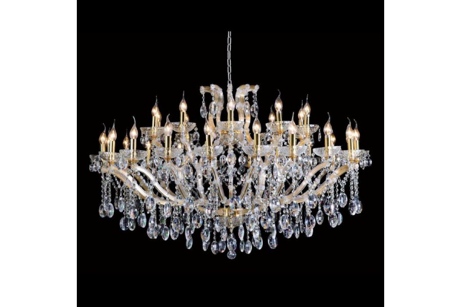 Подвесная люстра Crystal Lux Hollywood SP20+10 Gold
