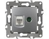 Розетка комбинированная RJ45+TV Эра 12-3110-03 Б0027443