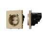 Механизм розетки с USB зарядкой Arlight SCT-NOBE-MUCC-SFPL-GD (230V, 16A) 061815