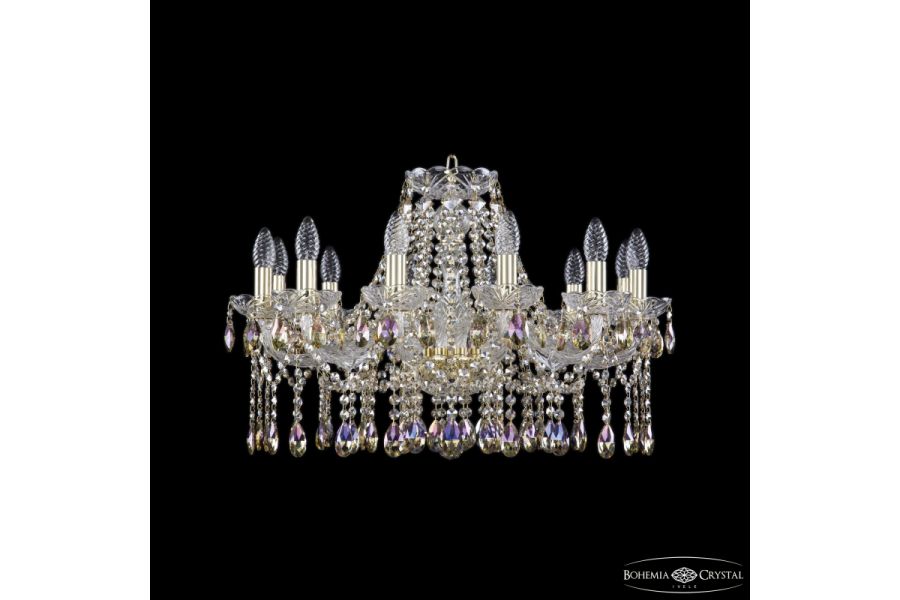 Подвесная люстра Bohemia Ivele Crystal 1413/12/240 G R801