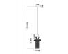 Подвесной светильник Arte Lamp Adagio A2791SP-1SM