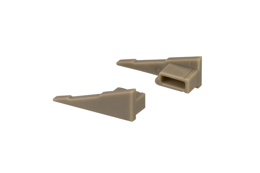 Комплект заглушек Arlight SL-MINI-SHELF-H8 OLIVE GREY 038810