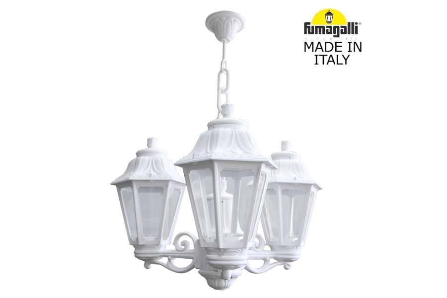Уличный подвесной светильник Fumagalli SICHEM/ANNA 3L E22.120.S30.WXE27