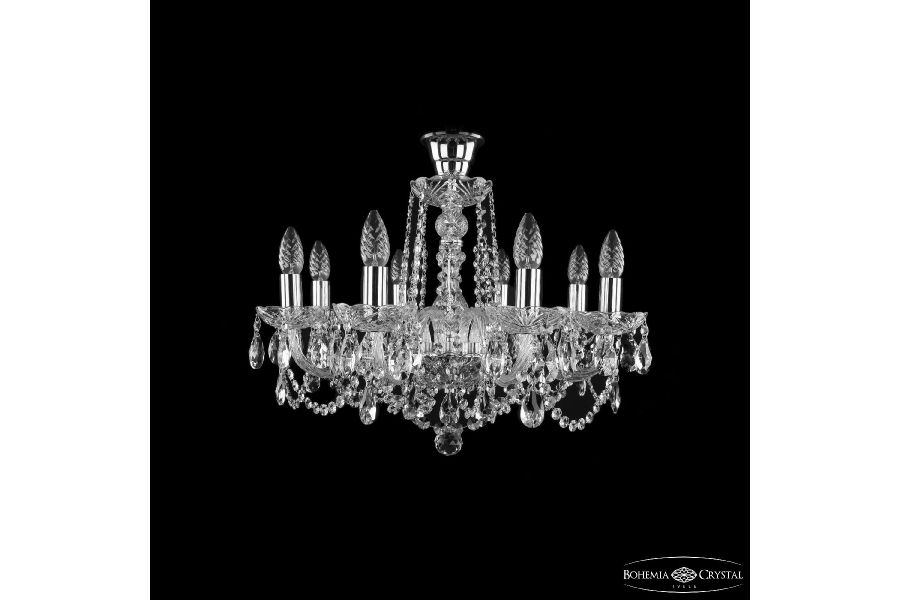 Подвесная люстра Bohemia Ivele Crystal 1402/8/195 Ni Tube