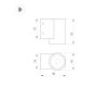 Уличный настенный светильник Arlight LGD-RAY-WALL-R65-9W Warm3000 (GR, 23 deg, 230V) (IP65 Металл) 038153(1)