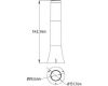 Уличный светильник Horoz Орхидея 400-000-121 HRZ00002611