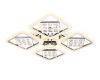Потолочная светодиодная люстра Ambrella Light Acrylica Ice FA288