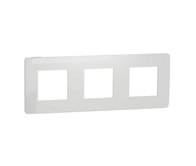 Рамка 3-постовая Schneider Electric Unica New NU280618