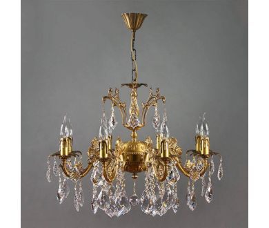 Подвесная люстра Ambiente Granada 2118/8 AB New Leaf