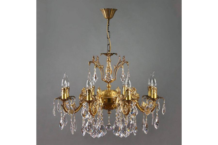 Подвесная люстра Ambiente Granada 2118/8 AB New Leaf