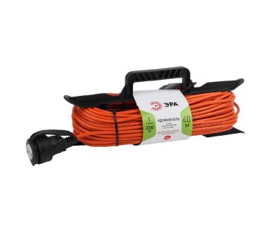 Удлинитель силовой ЭРА UFx-1-2x1.0-40m-IP44 Б0046824