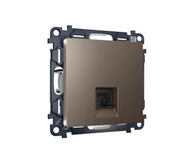 Купить Комплект механизма телефонной розетки RJ-11(4P4C) со шторкой Ambrella Volt Alfa MA642030 Комплект механизма телефонной розетки RJ-11(4P4C) со шторкой Ambrella Volt Alfa MA642030