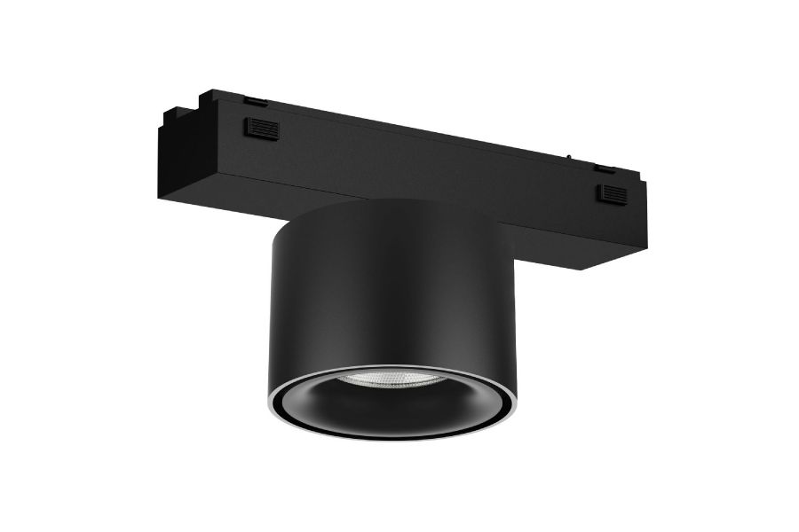 Трековый магнитный светильник Arlight MAG-VIBE-POINT-R75-10W Day4000-MIX (BK, 24 deg, 48V, TUYA) 044816